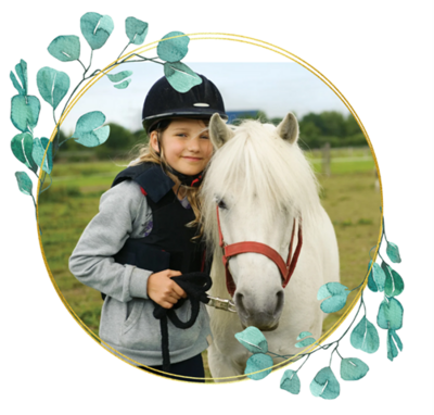 poney blanc